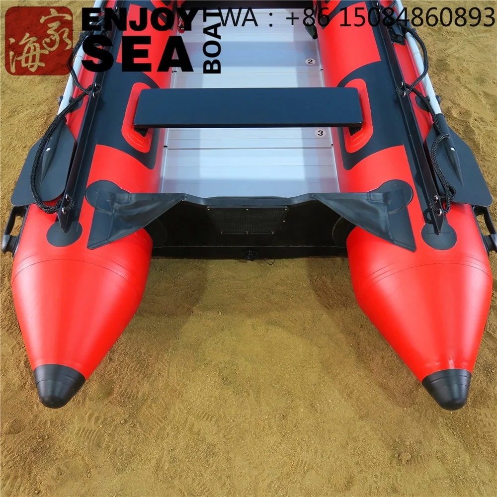 7m 20-Person Large Inflatable Boat, Aluminum Floor High Load Power Component For Commercial Water Sport Activity