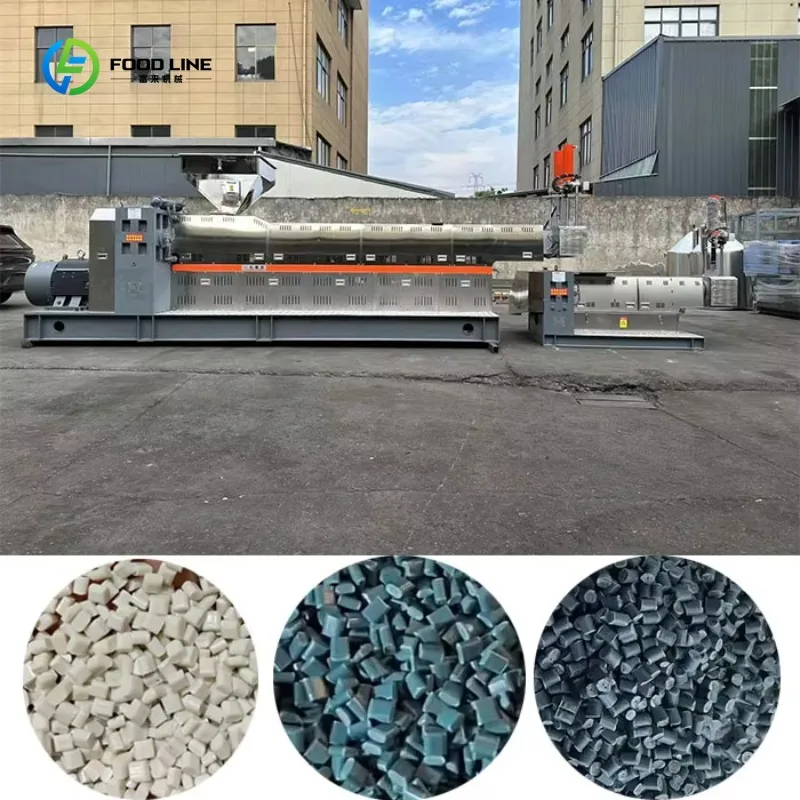 Waste Plastic Recycling Granulator Machine HDPE LDPE PP PE Pelletizing Extruder Line Equipment OEM Customized