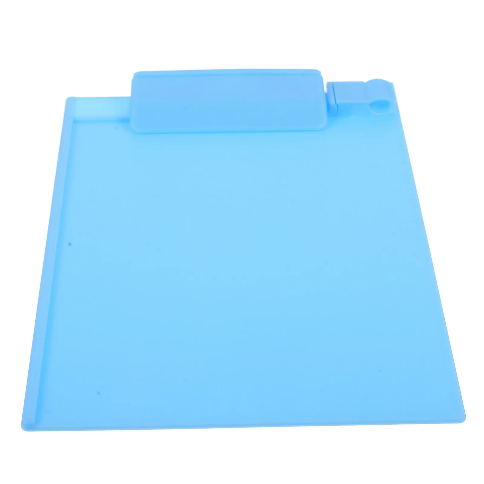 

A5 Profile Clipboard Plastic Paper Holder with Built-in Ruler and Pen Slot Sturdy Lightweight Writing Pad for Meetings