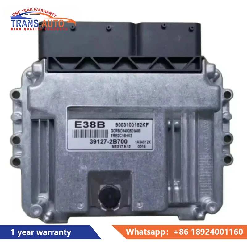 電子制御ユニット MEG17.9.12 新品ECU 39127-2B700 新品ECU 車載コンピューターボード ヒュンダイ グランドアベガ/アクセント E38B対応