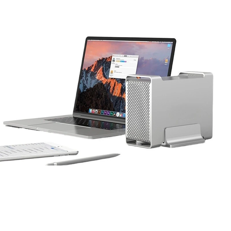 

Double disk hard disk array box 3.5 inch mechanical double disk RAID external box usb3.0 interface