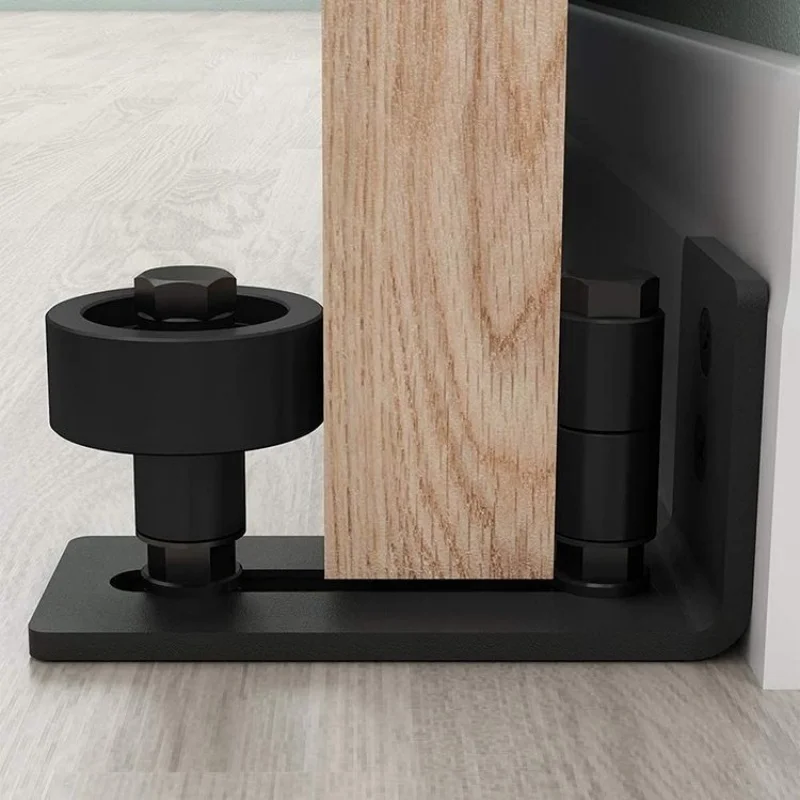 

Направляющие для раздвижных дверей 8 в 1, направляющие для дверей сарая, напольная направляющая, стопорный ролик для нижнего регулируемого ролика, дизайн заподлицо, дверная фурнитура