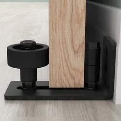 8 in 1 Sliding Door Slides Rails Barn Door Floor Guide Stay Roller for Bottom Adjustable Roller Flush Design Door Hardware