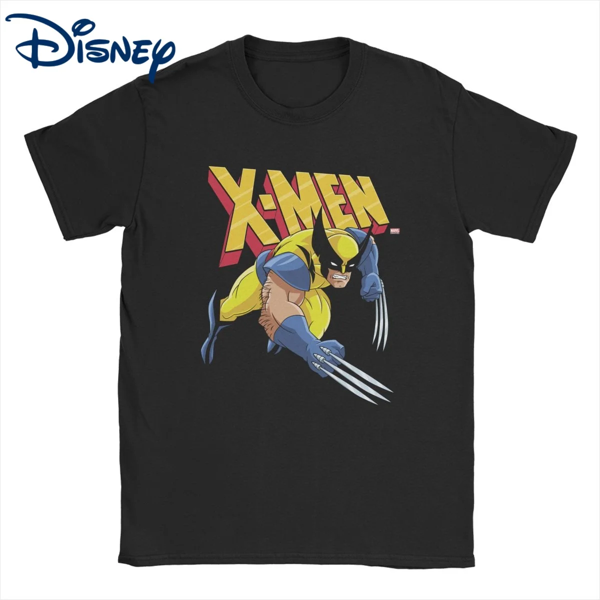 Marvel X-Men Wolverine T-Shirts Men Women Disney Funny 100% Cotton Tees Crew Neck Short Sleeve T Shirt Gift Idea Clothing