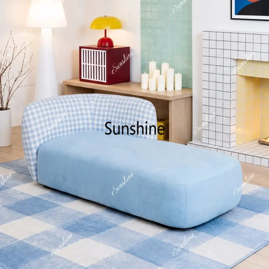 Modern simple straight row princess sofa, living room dopamine sofaTJ