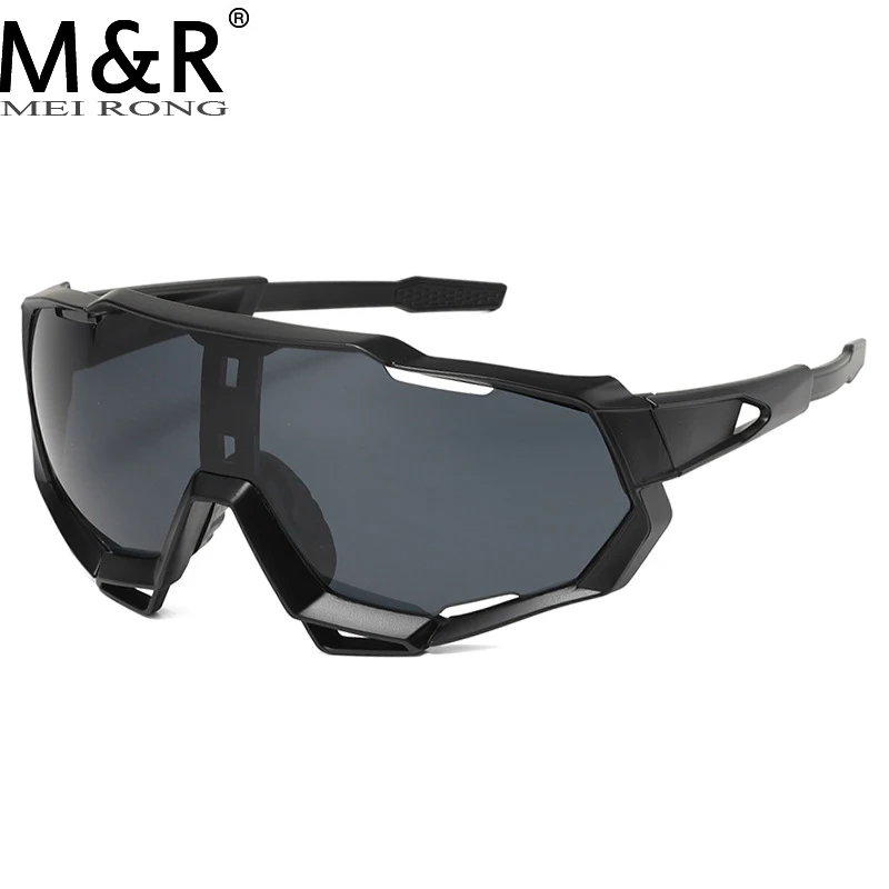 New Y2K One Piece Sunglasses Colorful Personalized Windproof Outdoor Riding Sunglasses Men's and Women's Fishing Glasses UV400 image 2