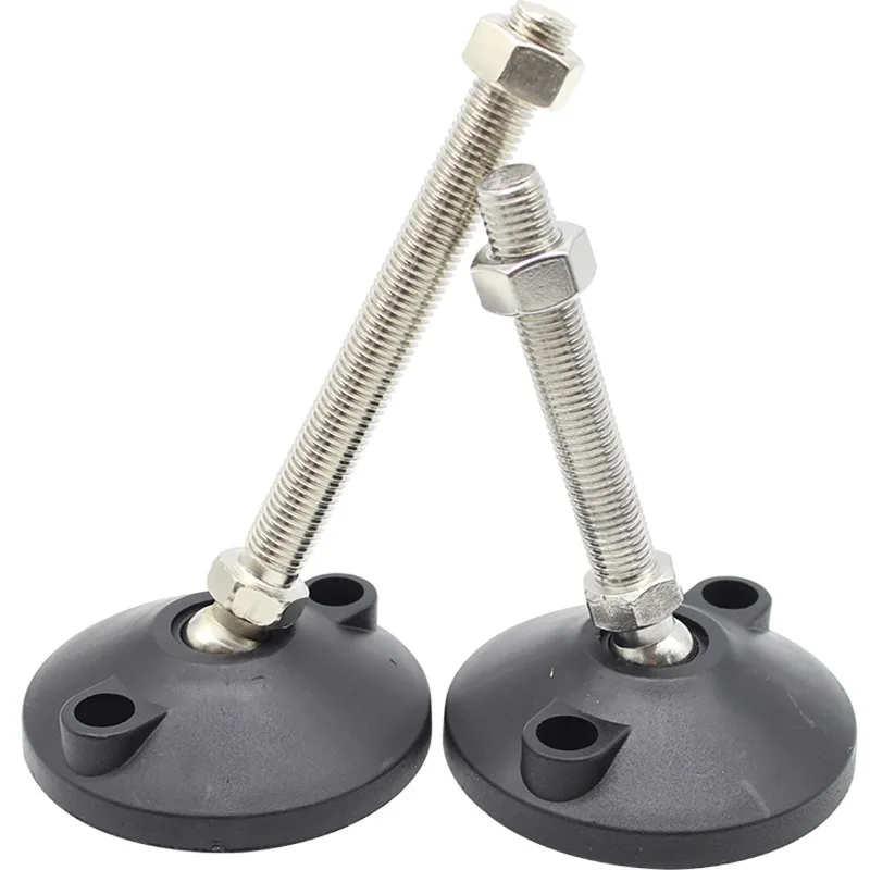 M8 M10 M12 M14 M16 M18 M20 Nylon Universal Adjustment Feet Adjustable Levelling Feet Swivel Base Articulating Legs