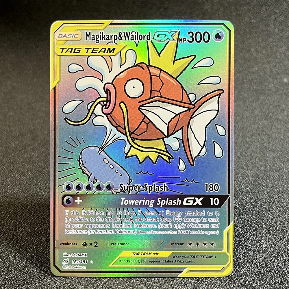 Pokémon Proxy Cards Team Up Gengar&Mimikyu Pikachu&Zekrom Magikarp&Wailord Latias&Latios Foil Cards Game Collection PTCG PROXY