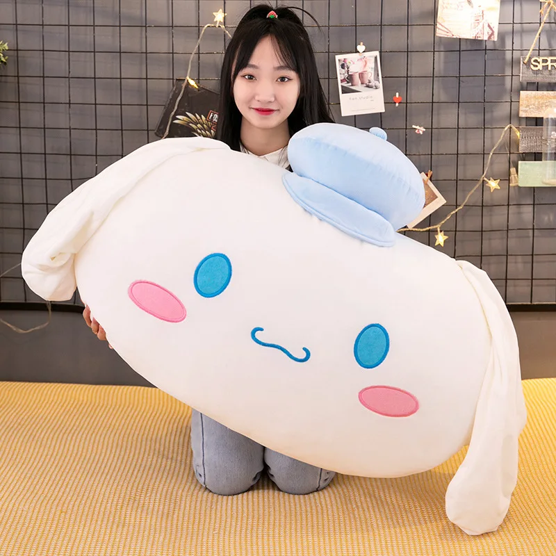 65*90cm Large Cinnamon Doll Pillow Filled with Soft Plushies Cartoon Seat Cushion Sleeping Doll New Children's Birthday Gift