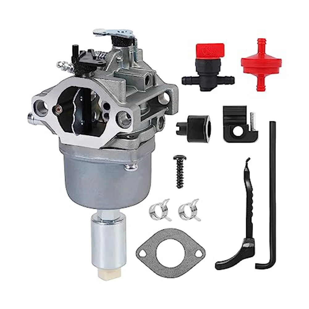 Carburetor Kit For For Troy 42 Inch Riding Lawn Mower 17.5 I/C For OHV Engine Replacement Part Steel Construction Easy Install G