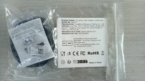 1M Scart To HDMI 1080P Video Audio Converter Plug And Play HD Video Conversion Adapter For Set-Top Box HDTV DVD STB Accessories