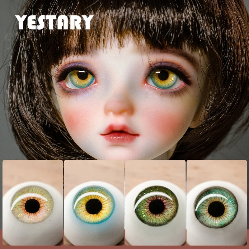 

YESTARY Plaster BJD Eyes Toys Doll Accessories Eye Toy 14/16/18MM Size Iris DIY Fashion Eye Toys Color Series BJD Doll Toy Girls