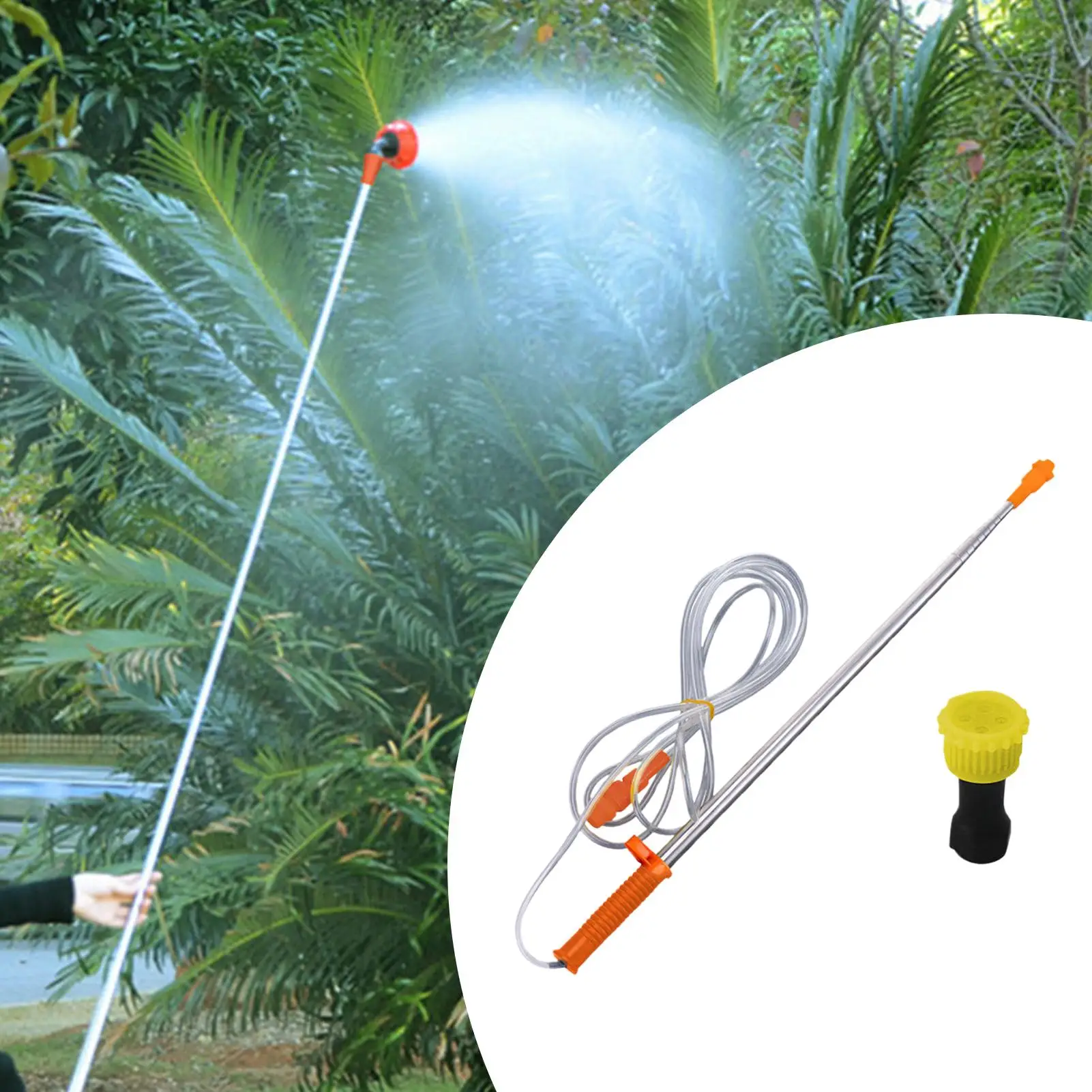 Sprayer Wand Telescopic Gardening Sprayer Rod Gardening Tools 19.6-98.4In Agricultural Sprayer Wand Wand Sprayer Accessories for