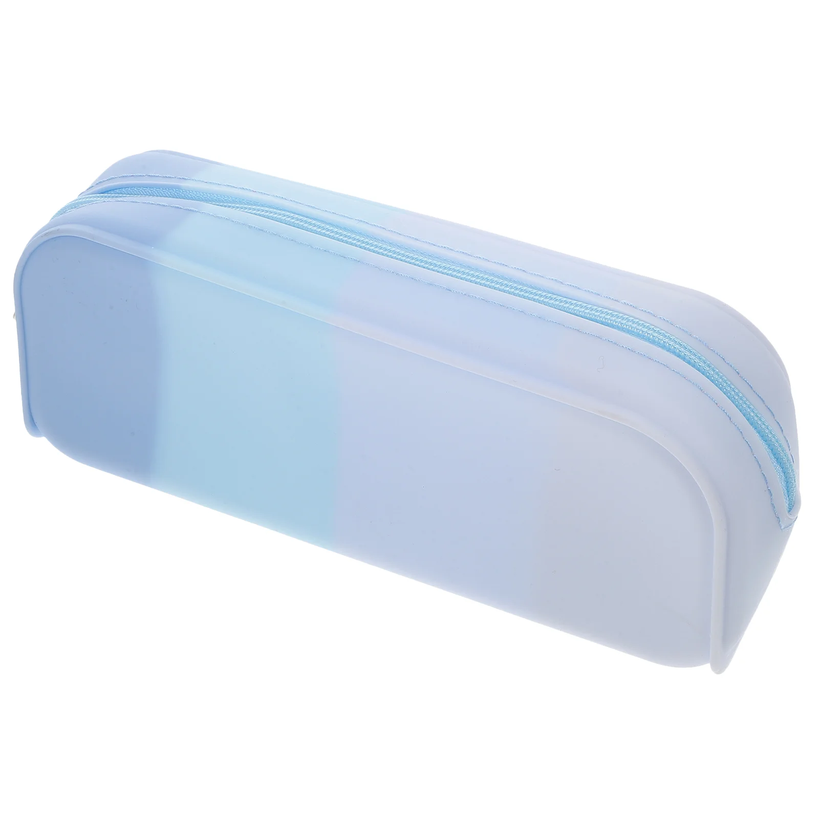 Silicone Pencil Case Aesthetic Small Pouch for Women Mini Makeup Bag Thin Girls