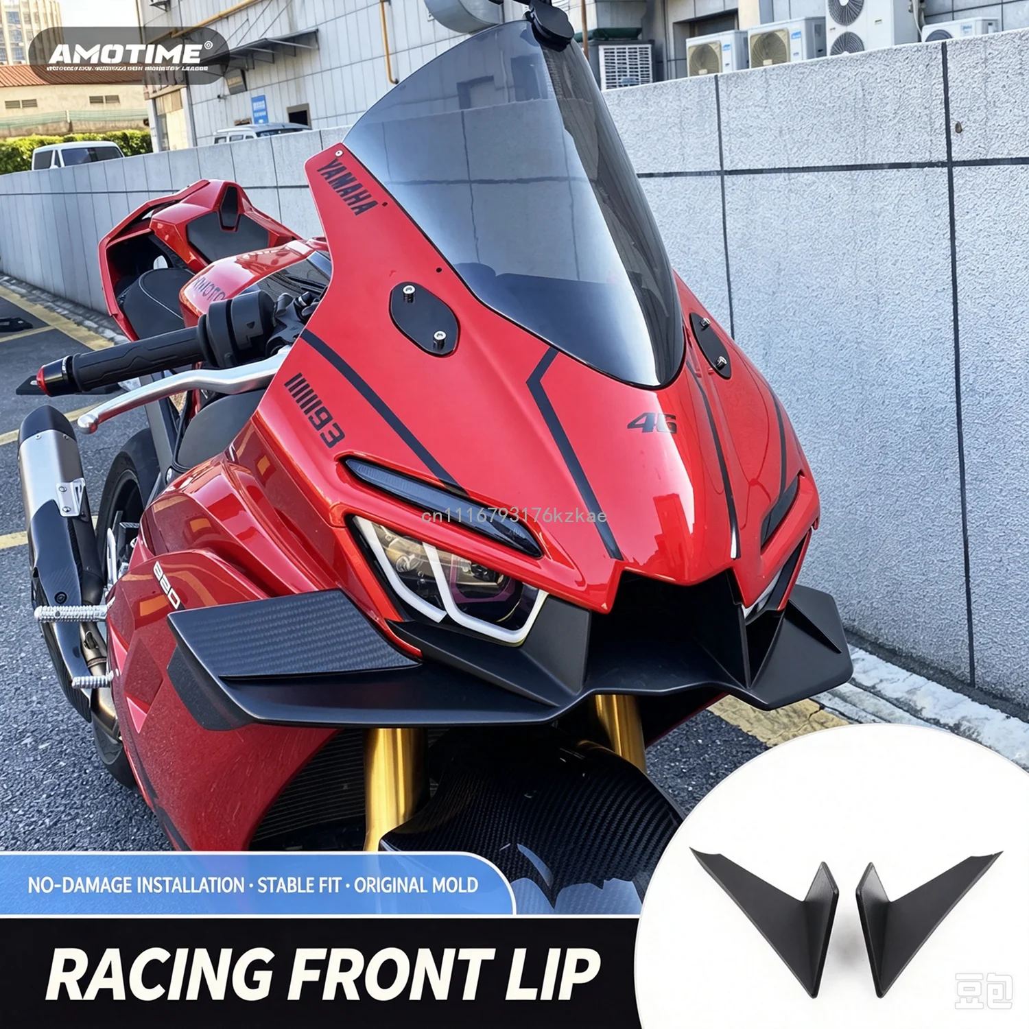 FOR ZXMOTO 820RR Enlarged Racing Winglets Side Air Deflector Aerodynamic Spoiler Direct Non-destructive Fit Mod Accessories