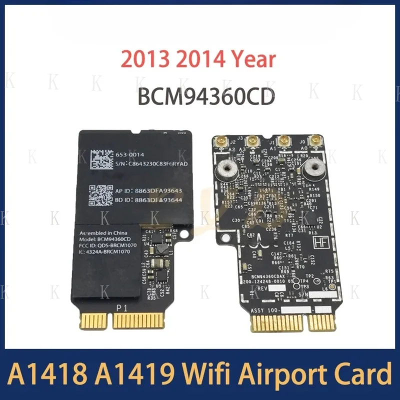 C FOR Wifi Bluetooth Airport Card BCM94360CD for iMac 21