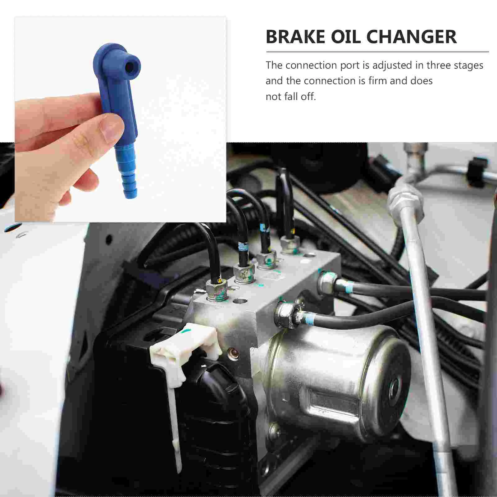 5 Pcs Suction Pipe Joint Exchange Tool Connector Brake Fluid Replace Air Quick Car Abs Pump Oil Bleeder Man