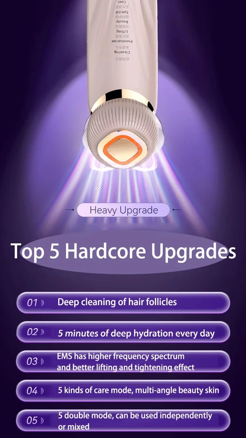 

2025 the New Hot Selling Facial Lift Massage Beauty Device Home RF Beauty Instrument Skin Firming Ems Facial Lift Massager