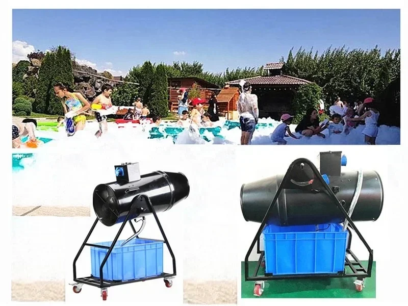 Máquina mais quente da espuma do canhão da neve da espuma do jato 2500w para a máquina da neve do casamento das máquinas da festa da piscina da festa/fazer grande neve