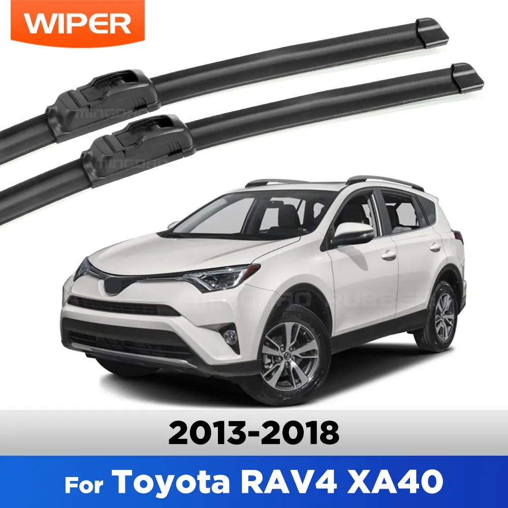 

For Toyota RAV4 XA40 2013 - 2018 Wiper Front Wiper Blades Windshield Windscreen Window Car Rain Brushes 26"+16"