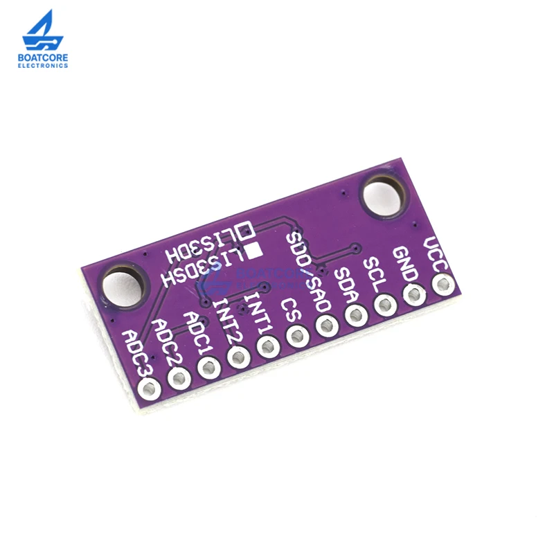 1PCS LIS3DSH LIS3DH High Resolution 3-Axis Accelerometer Module Triaxial Acceleration Sensor for Arduino STM32 DIY Projects