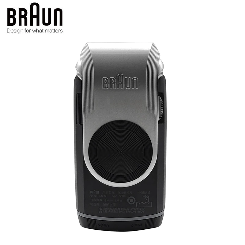 Braun M90 Electric Shaver Mobile Shave Trimmer Washable Beard Molding Shaving Machine Dry Battery Power Portable Electric Razor