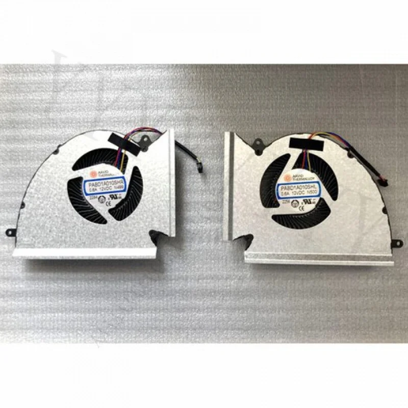 

Y+New For MSI GE77HX GP76HX MS-17K5 CPU GPU Cooling FAN 0.6A 12VDC N500 N499