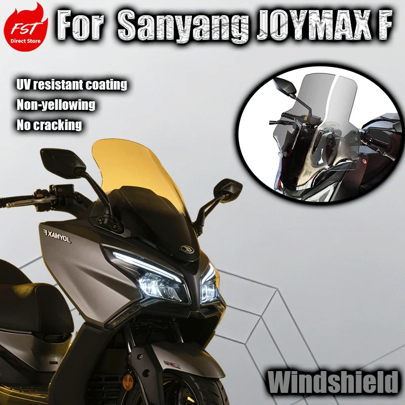 For modifying the windshield of SYM JOYMAX F (Nine Sisters' Brother) windshield making it taller and wider