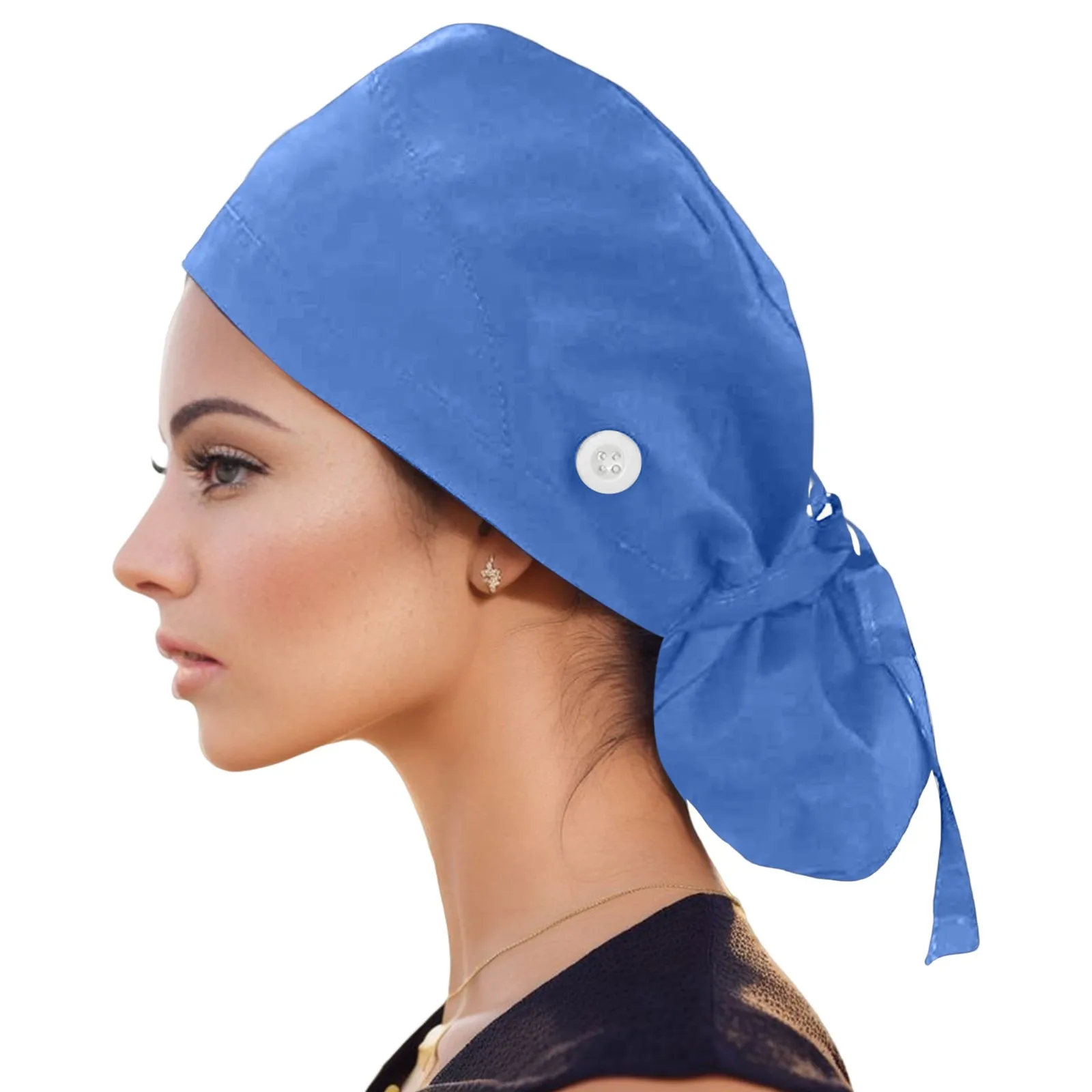 Scrub Cap Gorros Quirofano Mujer prezzi all'ingrosso berretto da laboratorio in cotone cappello da negozio di animali berretti chirurgici medici berretto da lavoro medico da laboratorio