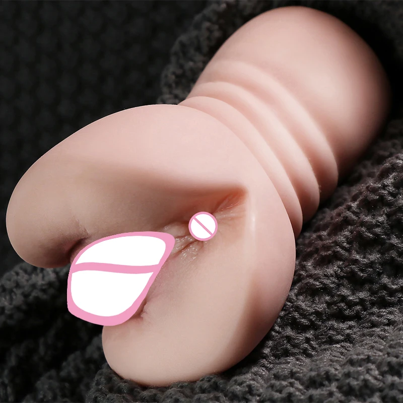 Realistic Silicone Artificial Vagina Mouth Anal Deep Throat Male Masturbator Erotic Oral Masturbator Sex Toys For Men Sex Shop