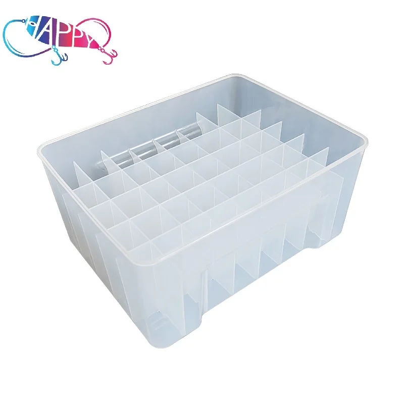 

2024 Cheap Price Portable Fishing Box Plastic Storage Case Shrimp Hooks Lure Box Fishing Tackle Boxes