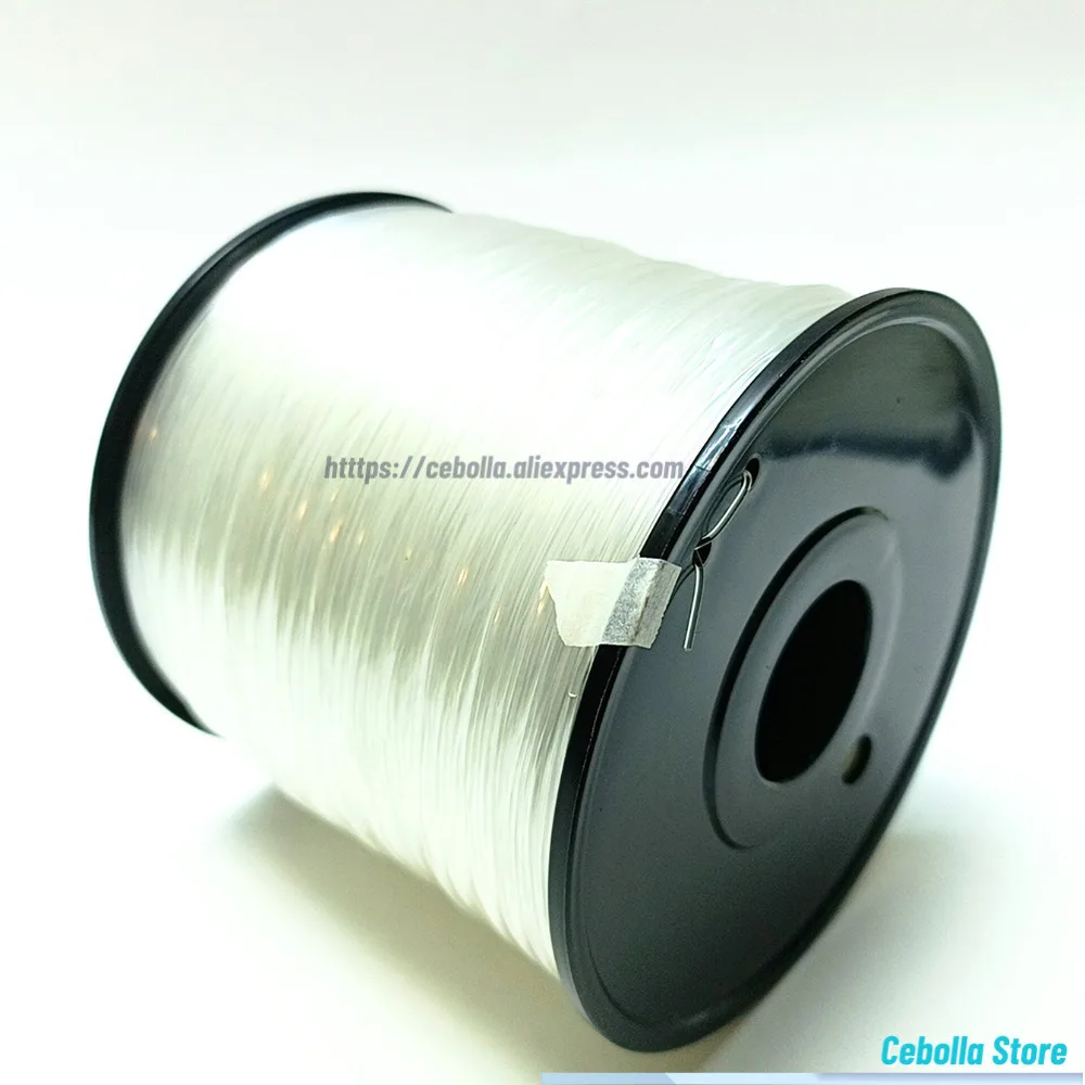 1000M 보이지 않는 섬유 광학 드롭 케이블 SM 단순 투명 패치 코드 1310Nm/1550Nm FTTH 실내 G657A2 1코어