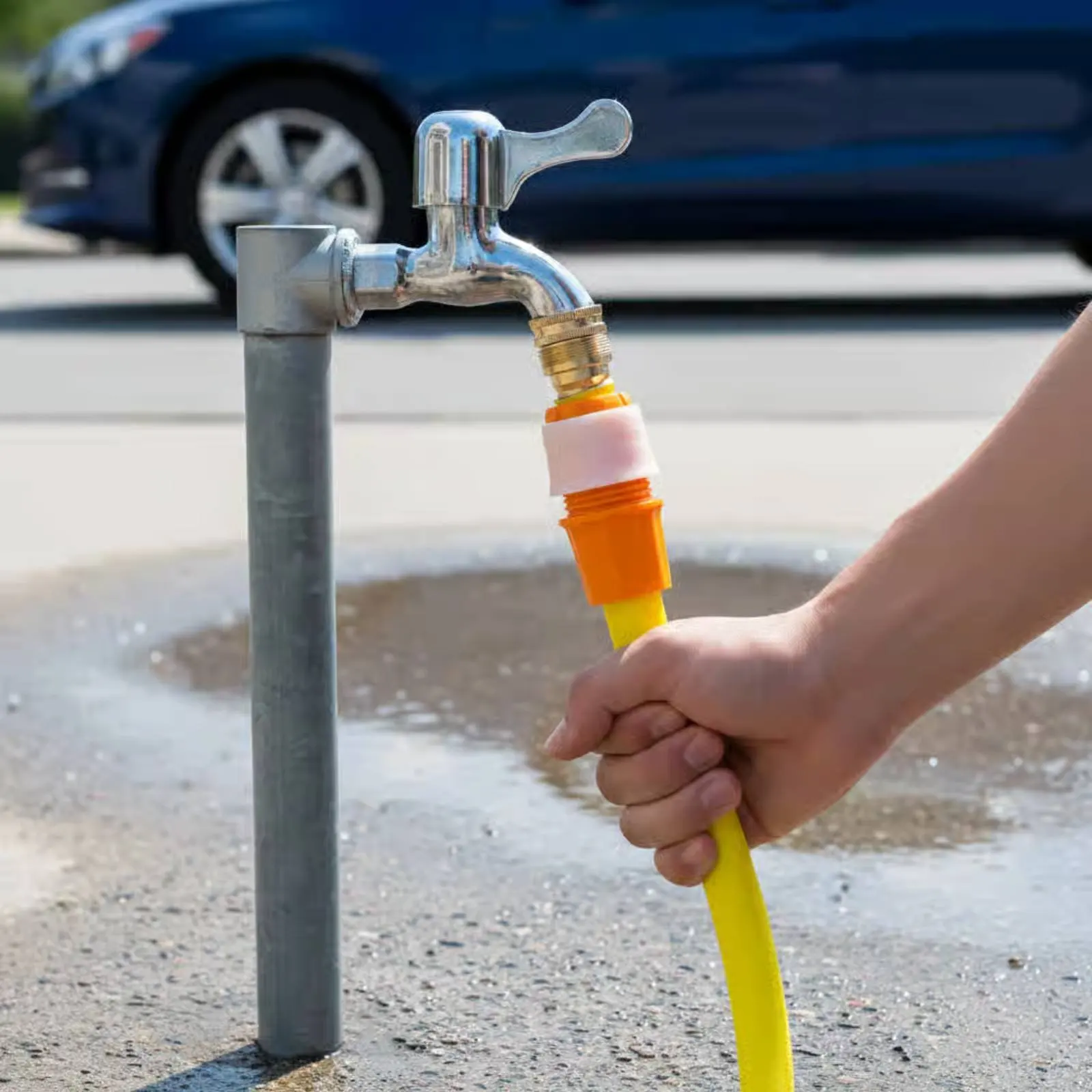 Water Hose Quick Connector Rust Resistant Universal Tap Quick Connector Plastic Hose Pipe Adapter Anti-Aging Watering Equipment