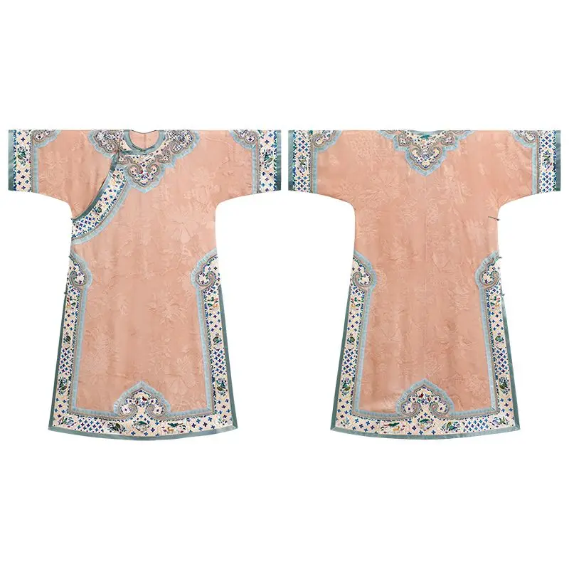 

Silk jacquard Chinese style heavy industry ruyi cloud shoulder embroidered cloak