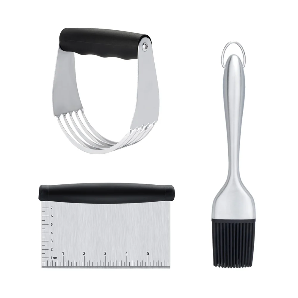 

Flour Cut Oil Mixer Baking Barbecue Brush for Grill Dough Knife Cake Scraper Pastry Cutter Tools
