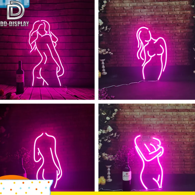 

DD Sexy Women Neon Lights Sign Hanging Night Lamp Xmas Club Bar Restaurant Party Game Room Lighting Decor Out of The Ordinary