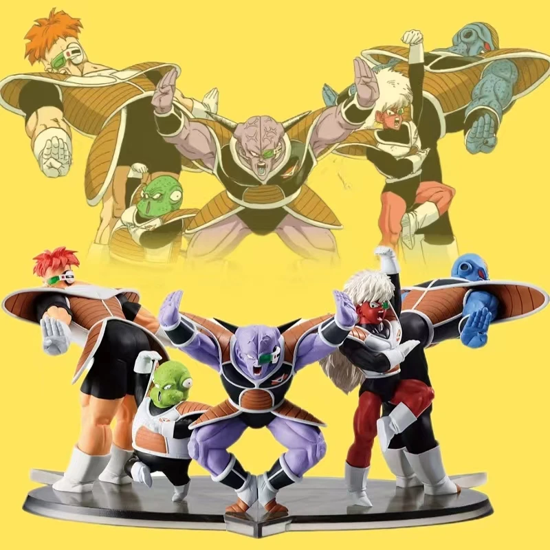 

5pcs/Set Dragon Ball Z Ginyu Force Figure Anime Figurine Jeice Guldo Recoom Burter Action Figure Pvc Statue DBZ Fgure Model Toy.