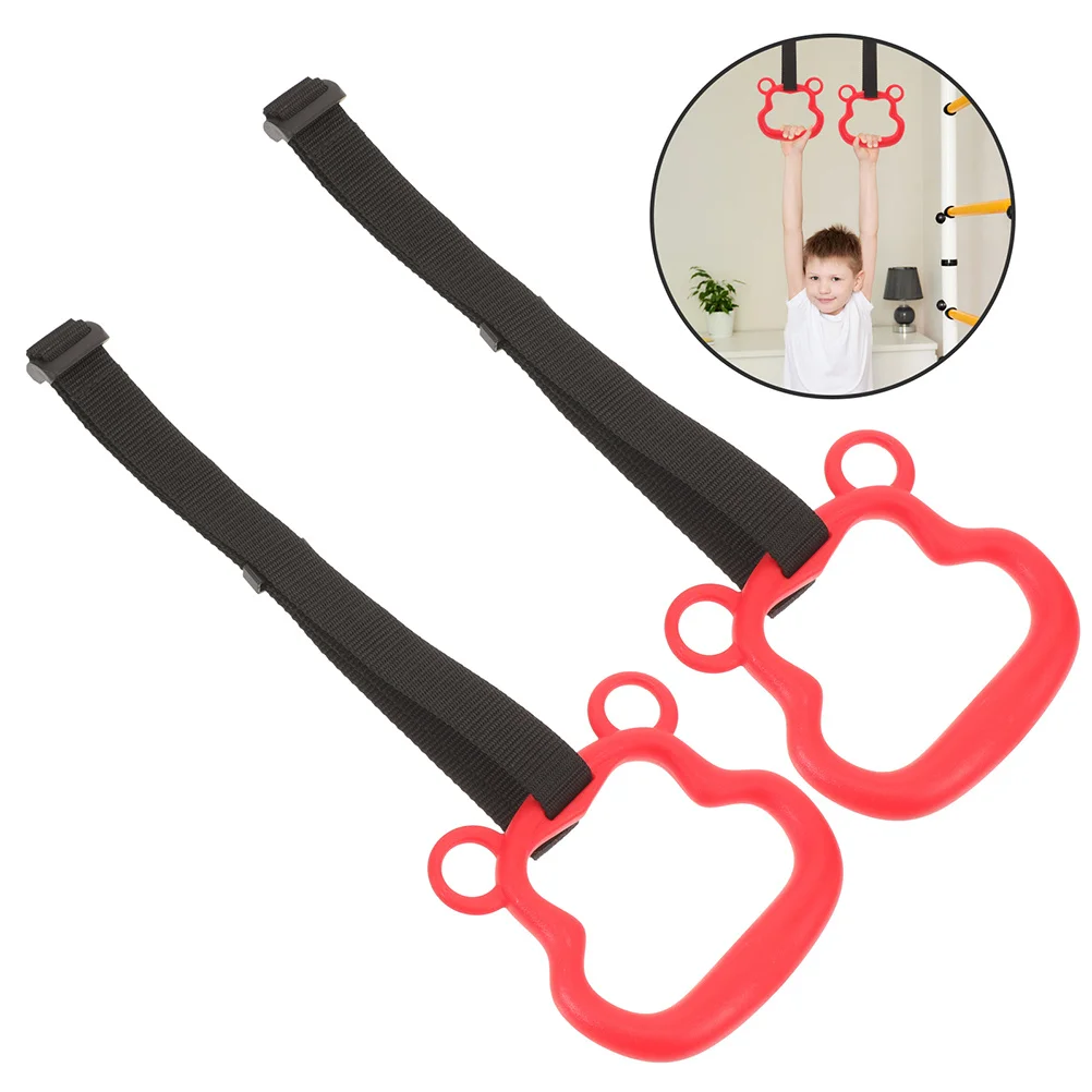 

1Pair Gymnastics Rings for Home Indoor Use Strengthen Body Spinal Health Versatile Installation Workout Rings Gymnastics Ring