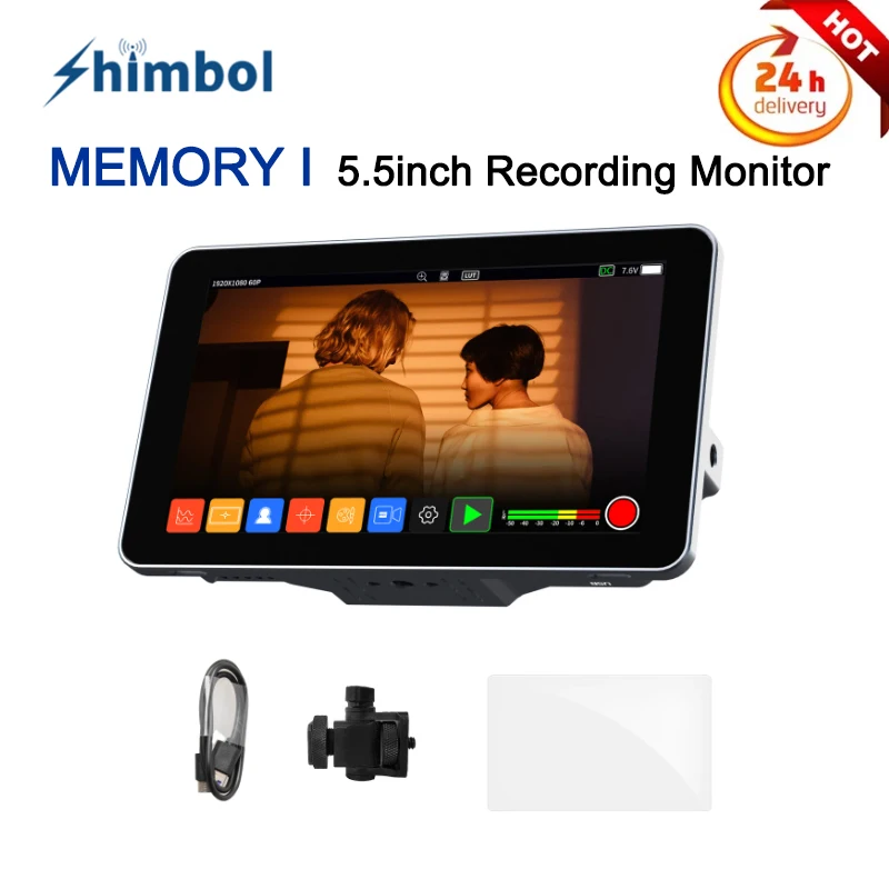 SHIMBOL MEMORY I 2000nit Ultra Bright Real Time Recording Monitor IPS Touch Screen 3D LUT HDMI-Compatibled Camera Field Monitor