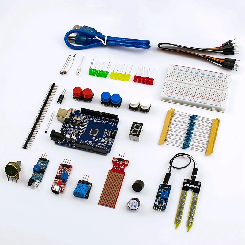 Suitable For Arduino Uno R3 DIY Kit Capacitor/Bridge/Breadboard Starter Kit