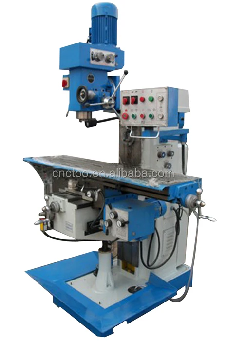 TENGDONG Universal Vertical Swivel Head Milling Machine X6325 Knee Type Rotary R8 Spindle Medium Duty