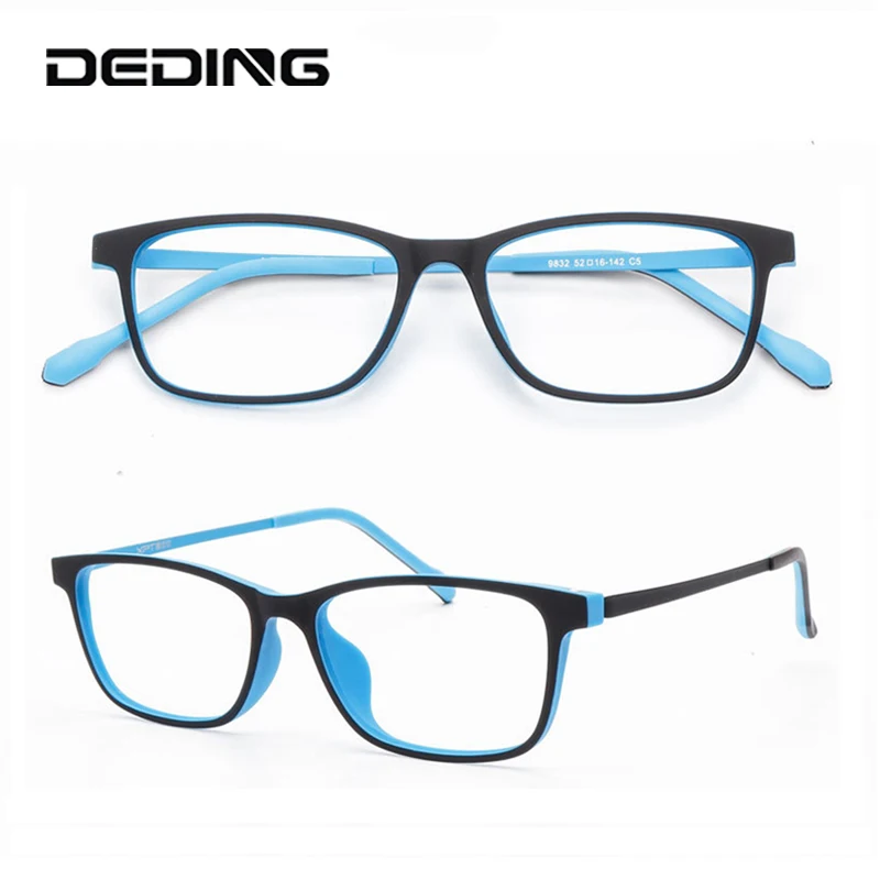 Ultralight Titanium & TR90 Glasses Frame Men Women Myopia Hyperopia Optical Eyeglasses Rectangle Prescription Eyewear DD1630 image 2