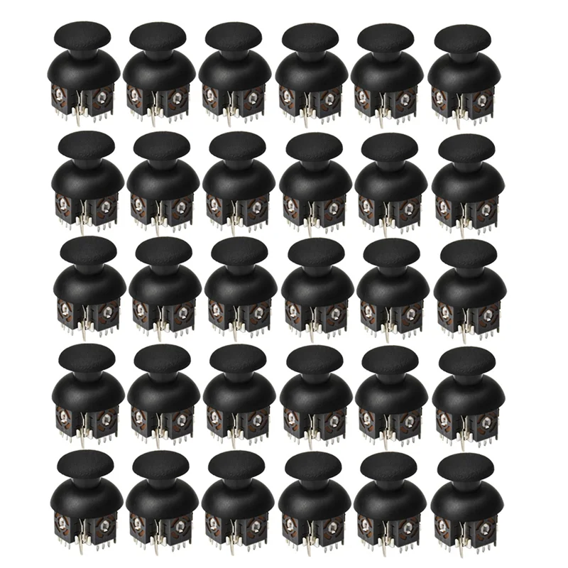 -A14E 30 個 3D ジョイスティックポテンショメータ + ジョイスティックキャップ PS2/360 ゲームコントローラ 3D アナログジョイスティック B10K 360