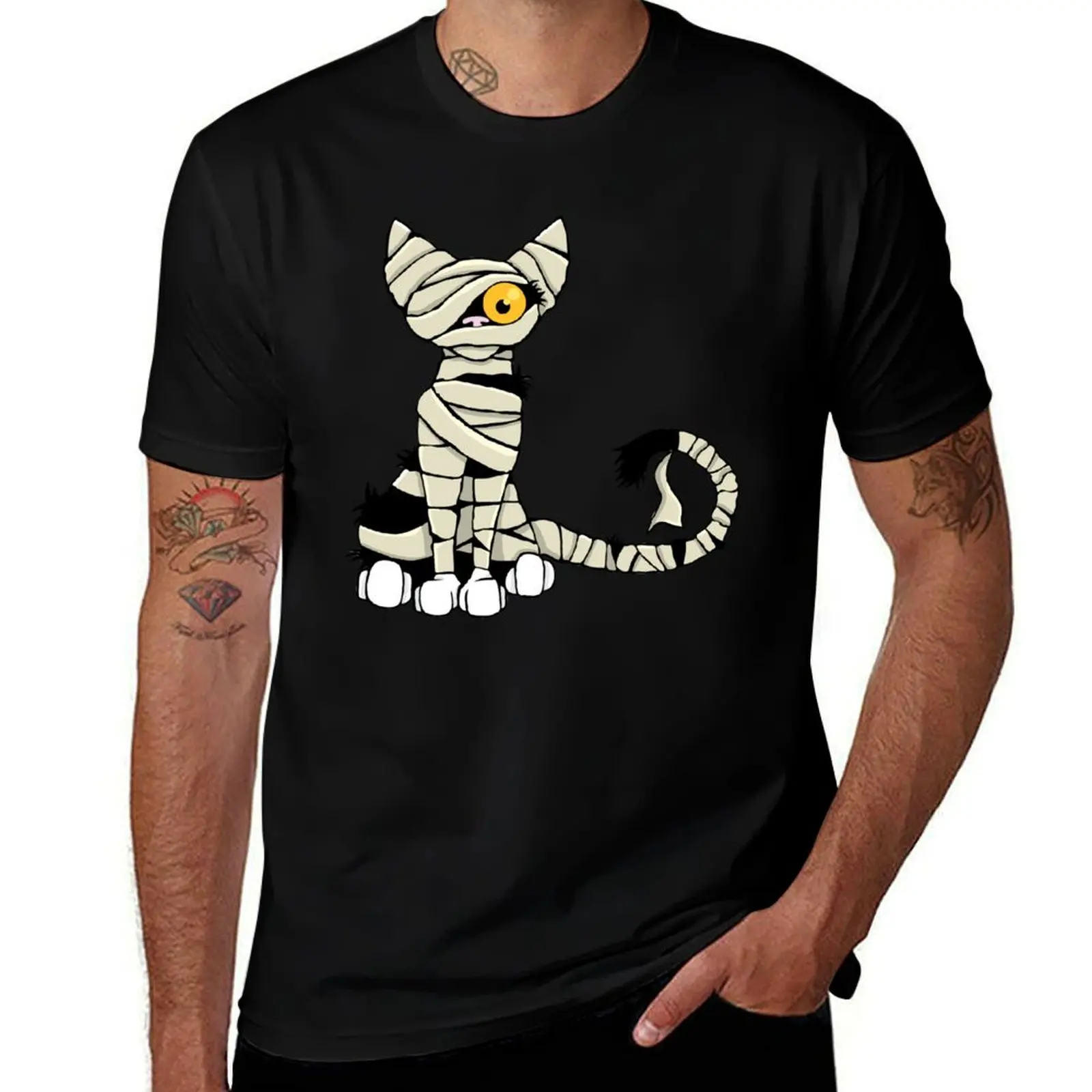 Mummy Cat T-Shirt Daily Wear Print T-Shirt