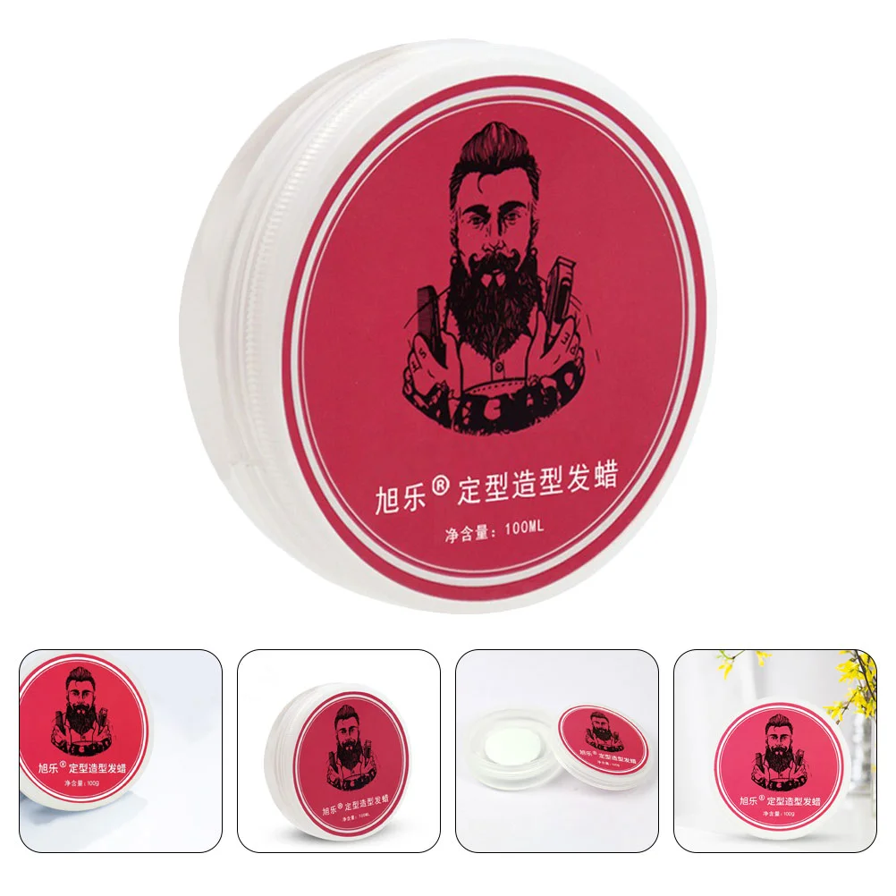 2 Pcs Men's Hairspray Wax Pomades Modeling Scream Mens Styling Clay Hairstyle Molding Paste Natural Barb for Short Hairdressing