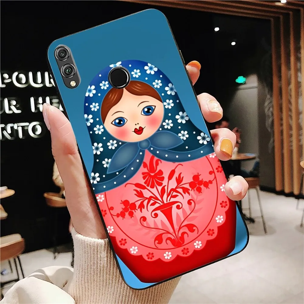 Russian Dolls Matryoshka Cute Phone Case For Huawei Honor 10 Lite 9 20 7A 9X 30 50 60 70 Pro Plus Soft Silicone Cover