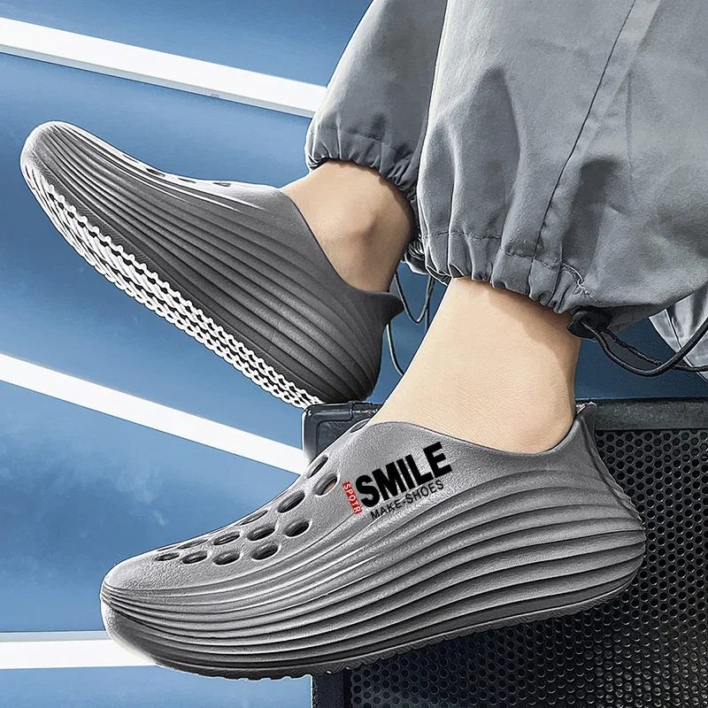 صنادل رجالية صيفية مريحة في الهواء الطلق أحذية شاطئ رجالية غير قابلة للانزلاق أحذية مائية EVA خفيفة الوزن قابلة للتنفس أحذية رياضية كاجوال للمشي #6