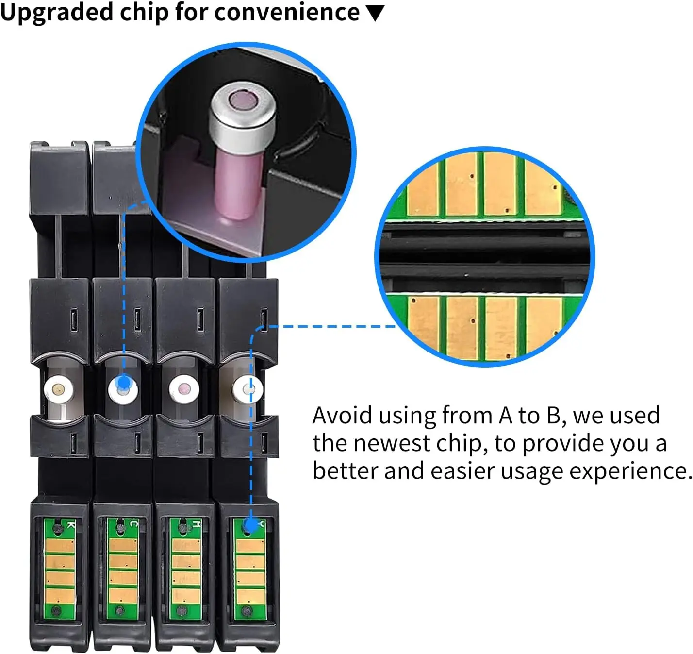 Imagem -02 - Sublimação Cartucho de Tinta para Ricoh Sawgrass Virtuoso Mais Novo Chip Atualizado Sg500 Sg1000 4-pack Novo