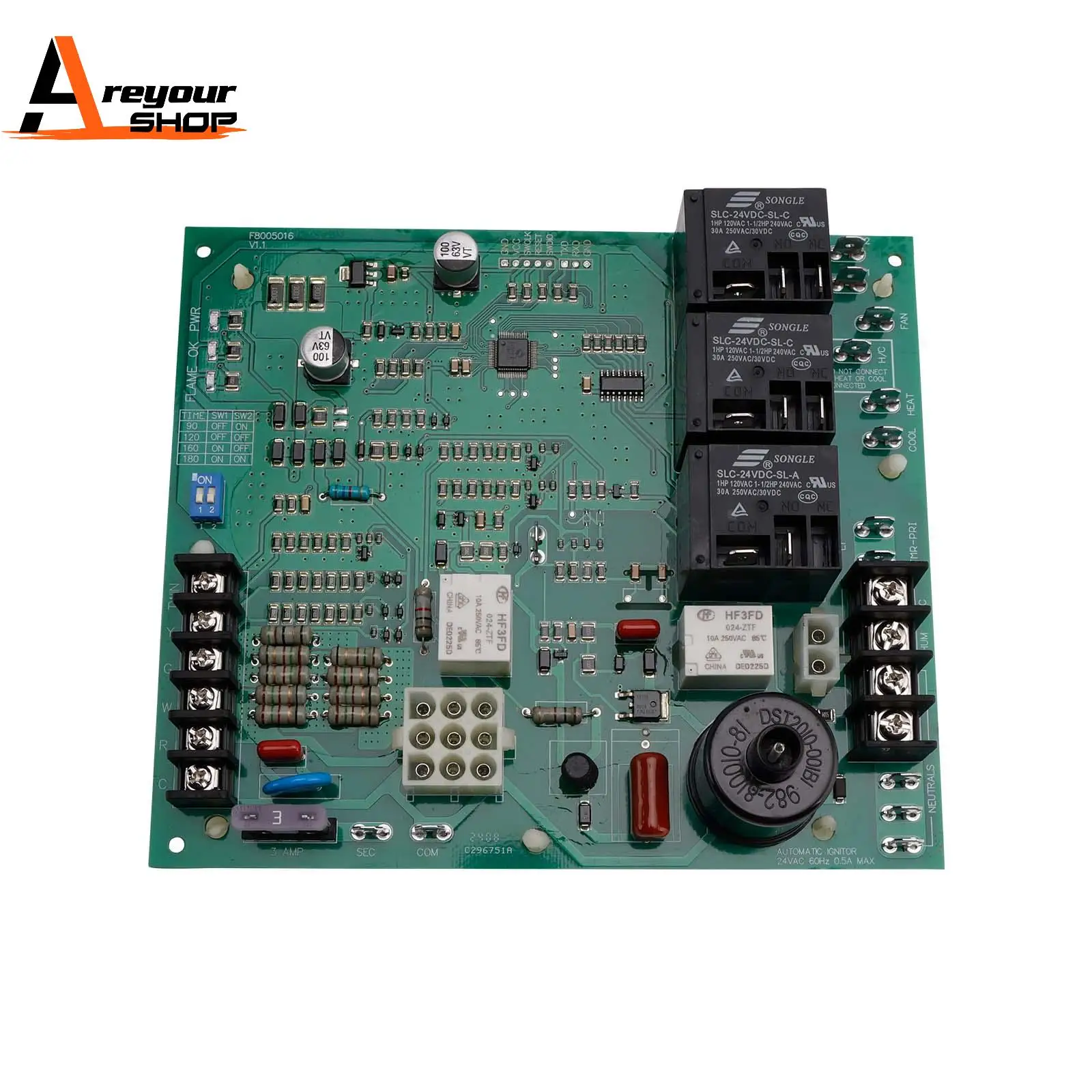 Areyourshop 1028-928 62-24140-04 Placa de circuito de control de encendido por chispa para Rheem Ruud ICM292