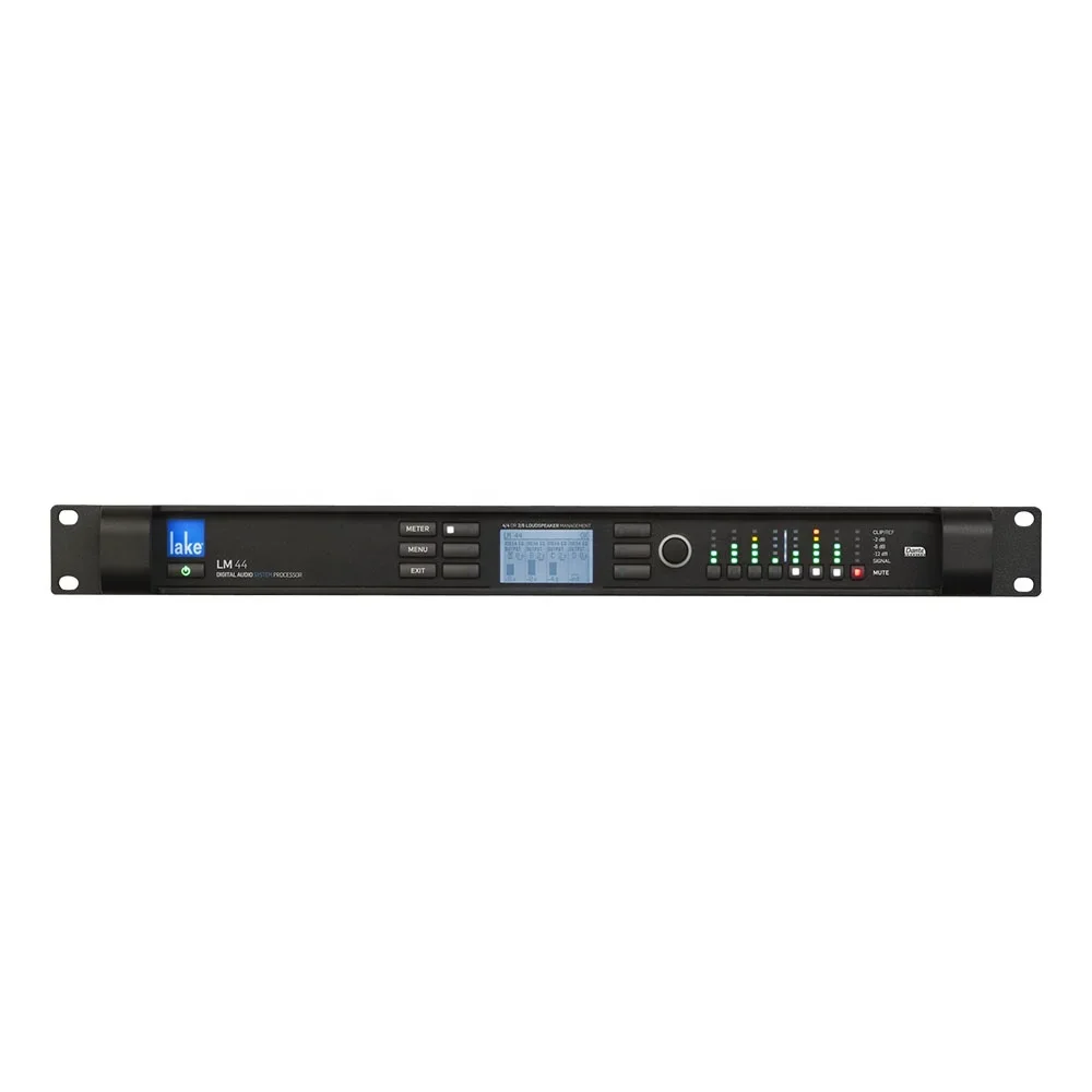 

Lake LM44 Digital Processor Pa Sound System 4-In 4-Out o Speakers Management Equipment Stage